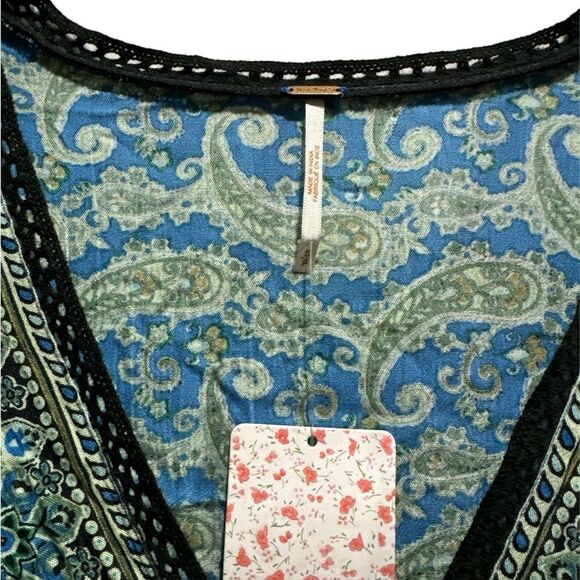 FREE PEOPLE Luna Scarf Print Tunic Size Small - Picture 3 of 8